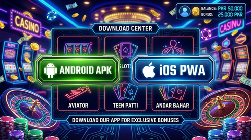 Main screen of 9pkr download page for PK players - 4